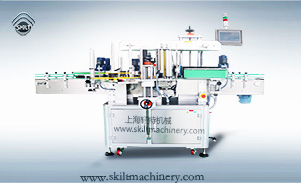 不干膠貼標機性能_雙面不干膠貼標機（單壓桿）定制