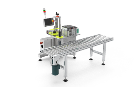 轉角在線打印貼標機