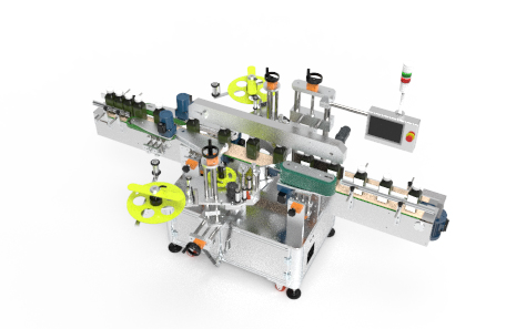 橄欖油雙面不干膠貼標機