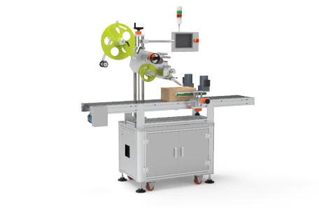 包裝袋平面貼標機